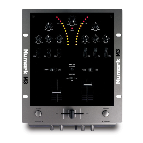 Numark M3 Manual De Inicio Rápido