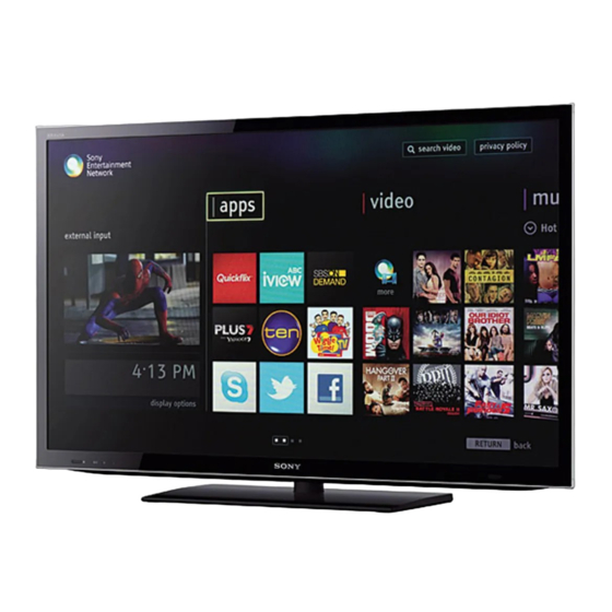 Sony Bravia KDL-55HX75 Serie Manual De Instrucciones