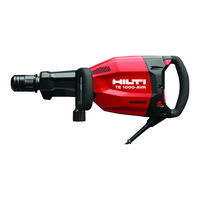 Hilti TE 1000-AVR Manual De Instrucciones