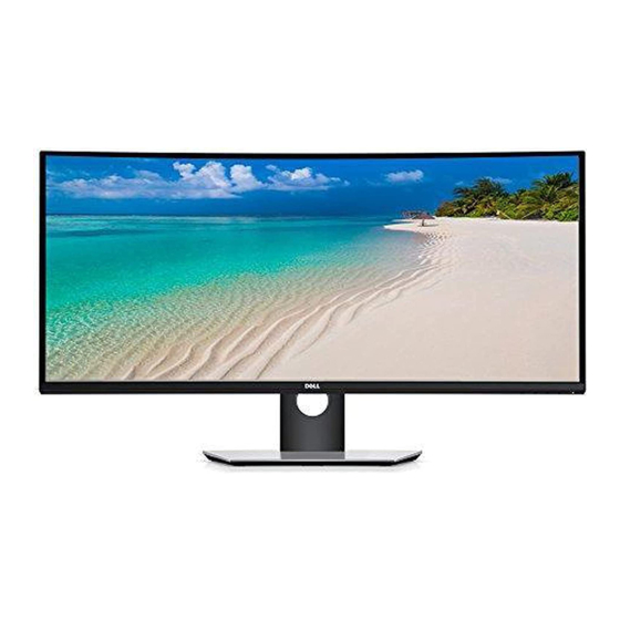 Dell UltraSharp U3417W Guia Del Usuario