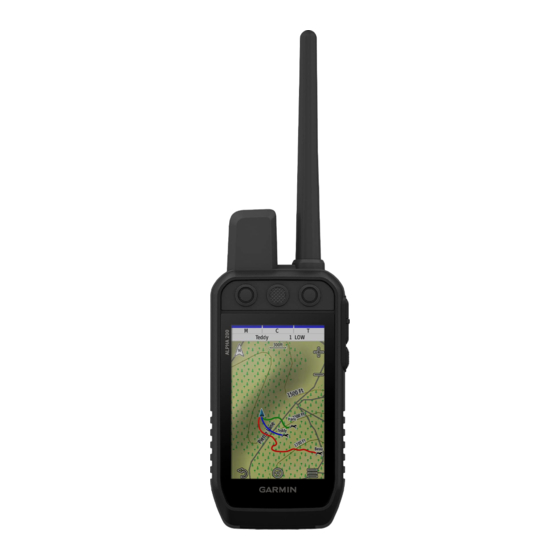 Garmin Alpha 200 Manual Del Usuario
