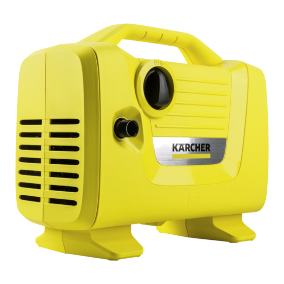 Kärcher K2 Power VPS Manual Del Usuario