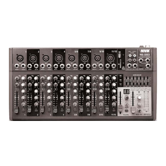 Novik Neo NVK-1202FX Manual De Instrucciones
