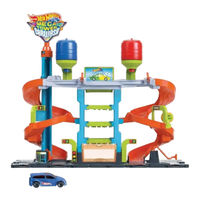 Mattel Hot Wheels City Mega Tower Carwash HDP05-4B70 Instrucciones