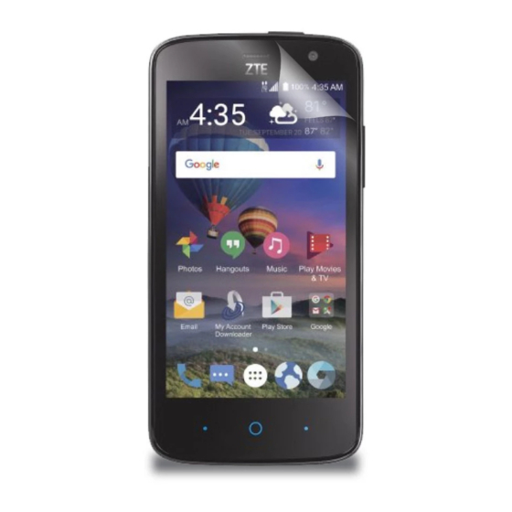 ZTE Z798BL Manual De Instrucciones