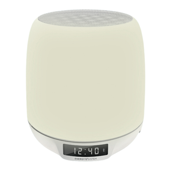 ENERGY SISTEM Clock Speaker 3 Light Manual De Usuario