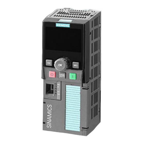 Siemens SINAMICS G120 Manual De Funciones