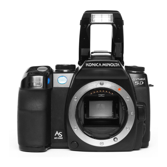 Konica Minolta Dynax 5D Manual De Instrucciones