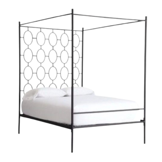 West Elm ellipse bed Instrucciones De Ensamblaje