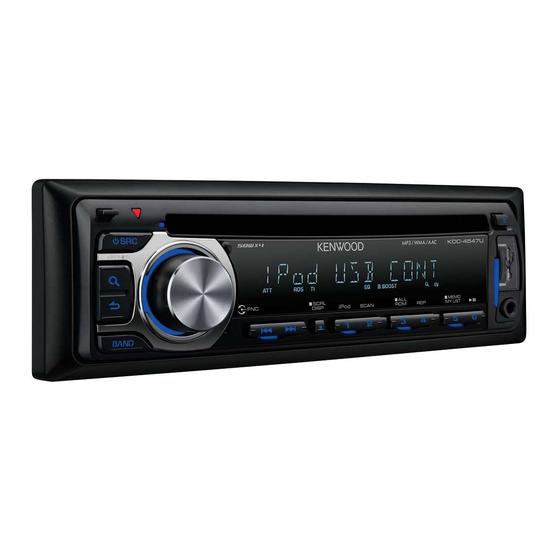 Kenwood KDC-4547U Manual De Instrucciones
