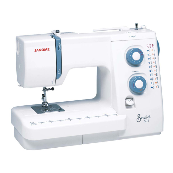 Janome 521 Manual De Instrucciones