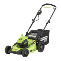 GreenWorks Pro MO60L410 Manual Del Propietário