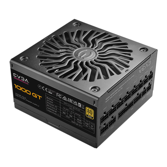 EVGA GT Serie Manual Del Usuario