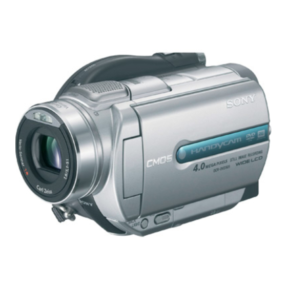 Sony Handycam DCR-DVD505 Guía De Operaciónes