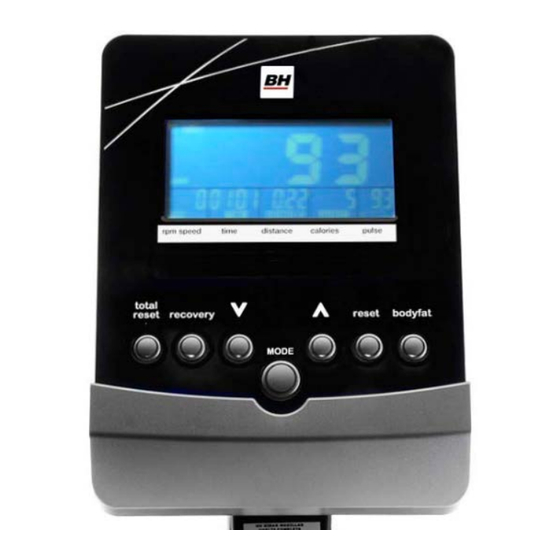 BH FITNESS H852 Manual De Instrucciones