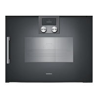 Gaggenau BSP2711.1 Manual De Usuario E Instrucciones De Montaje