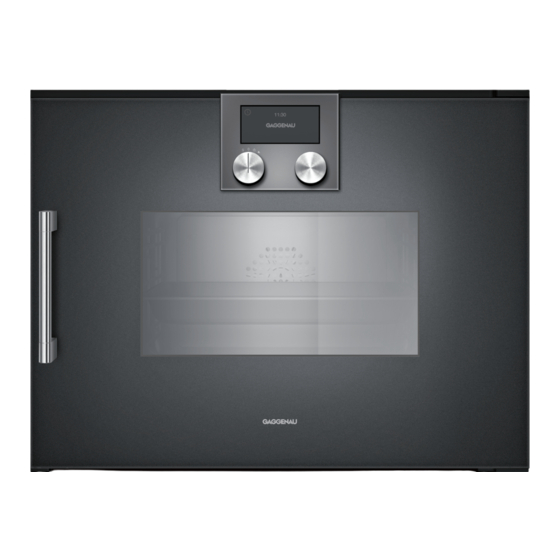Gaggenau BSP2701.1 Manual De Usuario E Instrucciones De Montaje