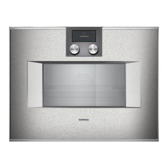 Gaggenau BS 450 Instrucciones De Uso