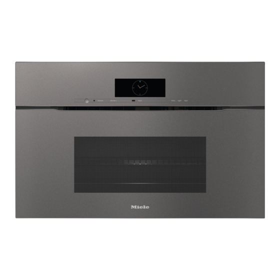 Miele H 7870 BMX Instrucciones De Instalación Y Funcionamiento