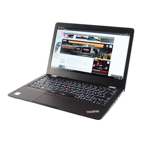 Lenovo ThinkPad 13 Guia Del Usuario