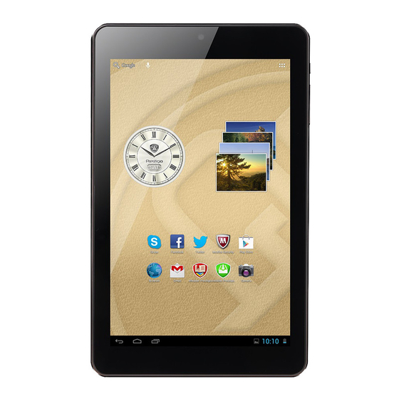 Prestigio MultiPad ES-PMT5877C DUO Guia De Inicio Rapido