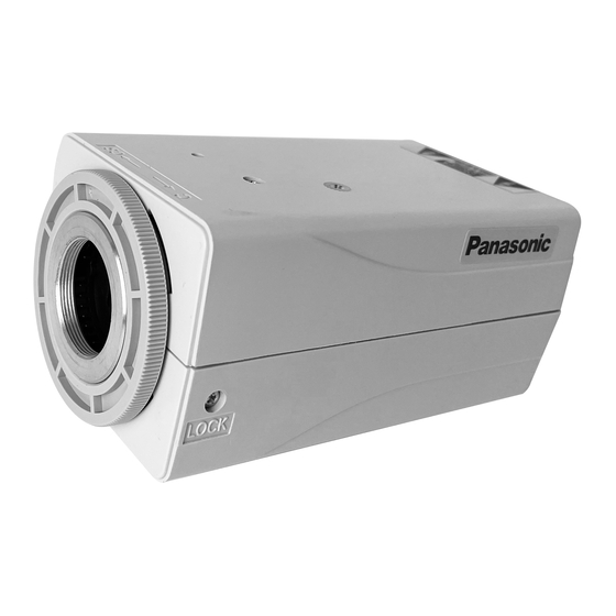 Panasonic WV-CP240 Manual De Instrucciones