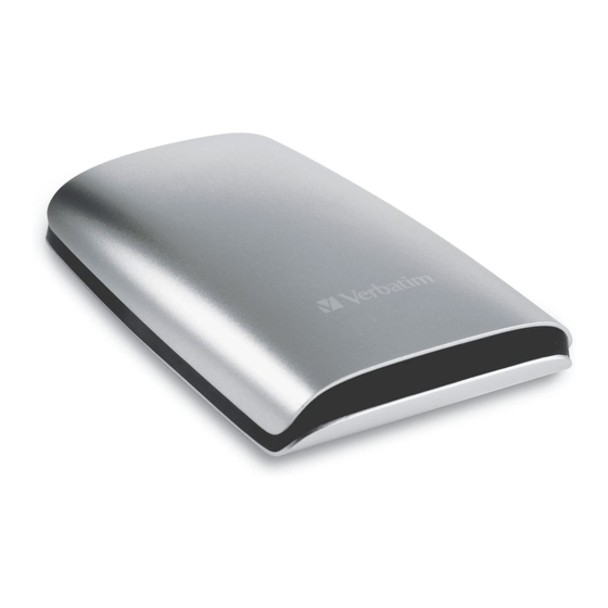 Verbatim Portable Hard Drive USB 2.0 Manual Del Usuario