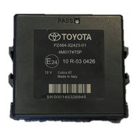 Toyota PZ464-T3420-55 Instrucciones De Instalación