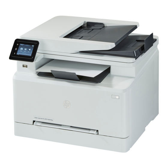 HP LaserJet Pro M280 Serie Manual De Instrucciones