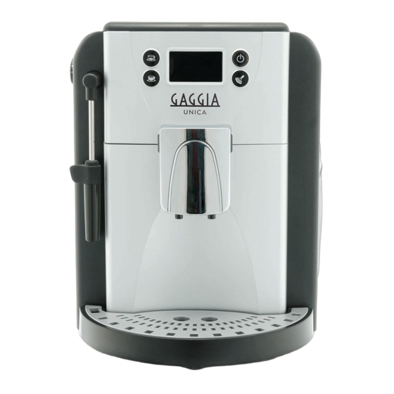 Gaggia UNICA RI9933/11 Manuales