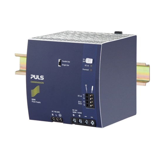 Puls QS40 Serie Manual De Instrucciones