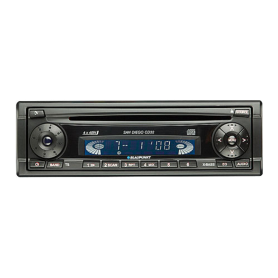 Blaupunkt Las Vegas CD32 Instrucciones De Instalación