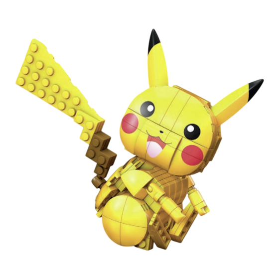 Mega Construx POKEMON PIKACHU Manual De Instrucciones