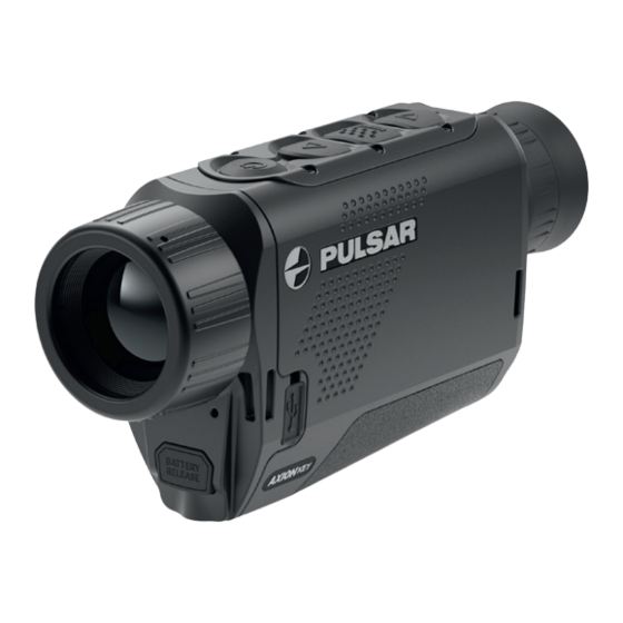 Pulsar AXION KEY XM22 Manuales