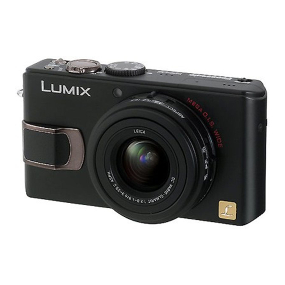 Panasonic Lumix DMC-LX2 Manuales