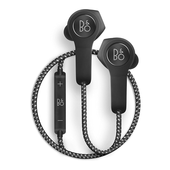 BeoPlay H5 Manual De Instrucciones