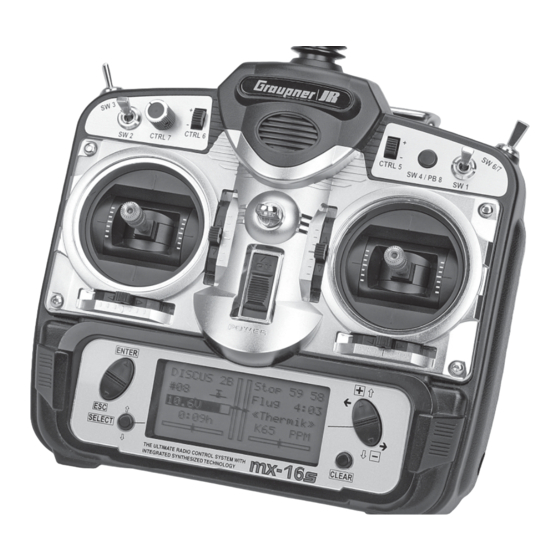 GRAUPNER mx-16s Manual Del Usuario