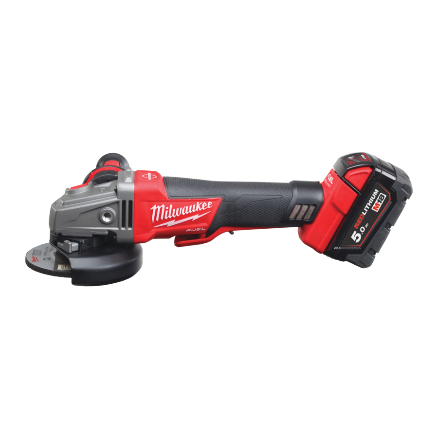 Milwaukee M18 CAG115XPDB Manual Original