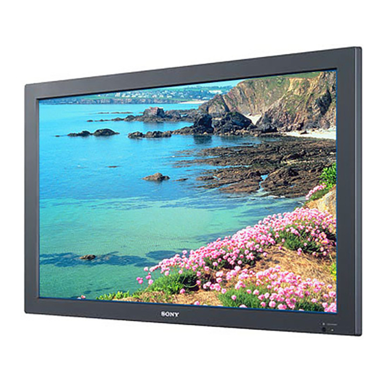 Sony FWD-50PX3 Manual De Instrucciones