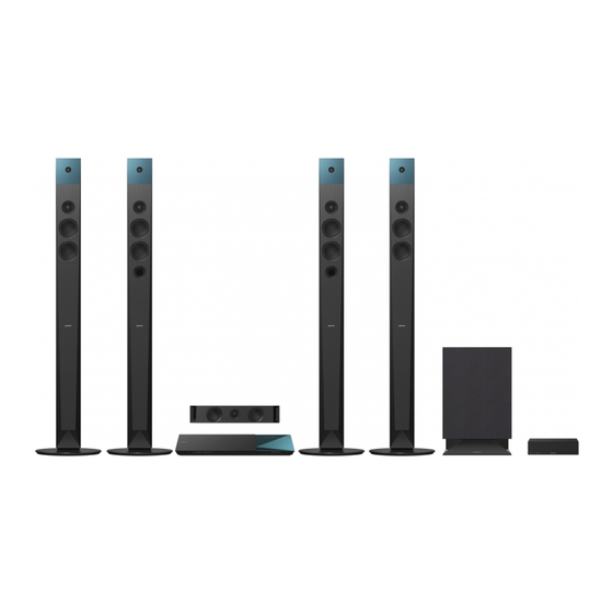 Sony BDV-N9100W Guía De Referencia