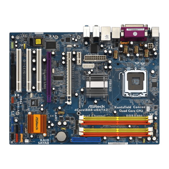 ASROCK ASRock 4Core1333-eSATA2 Manuales