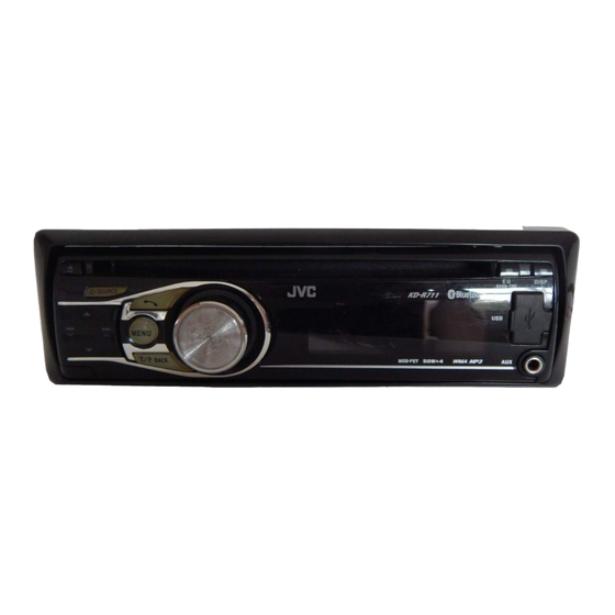 JVC KD-R711 Manual De Instalación