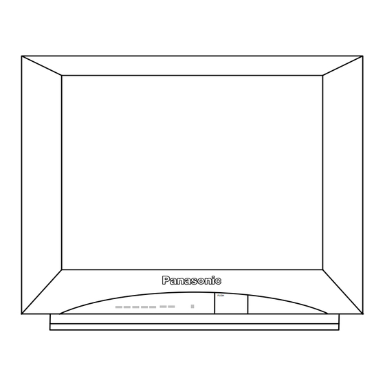 Panasonic CT-20SL14 Instrucciones De Operación