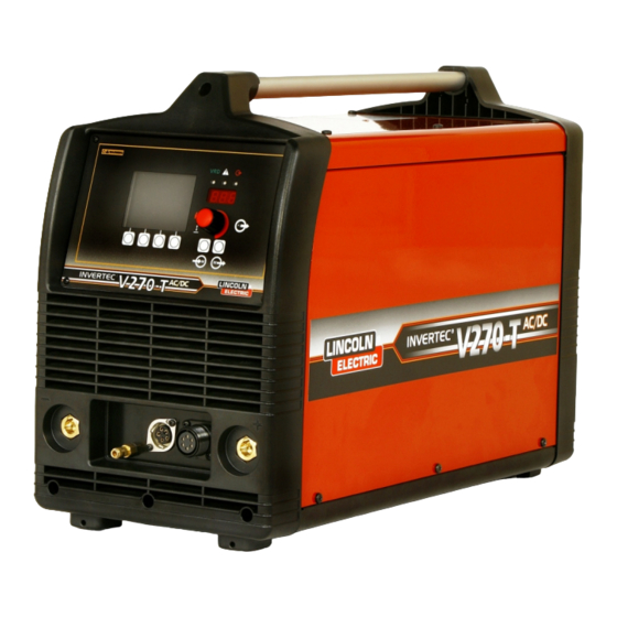 Lincoln Electric INVERTEC V270-T AC/DC Manual De Instrucciones