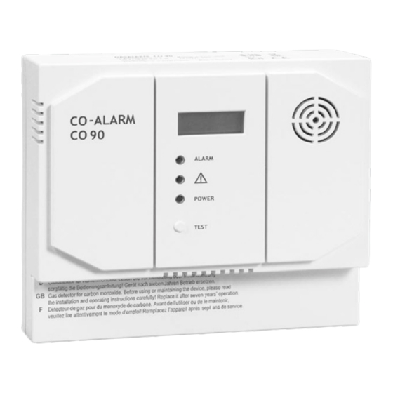 Bosch CO-ALARM C090 Manual De Usuario