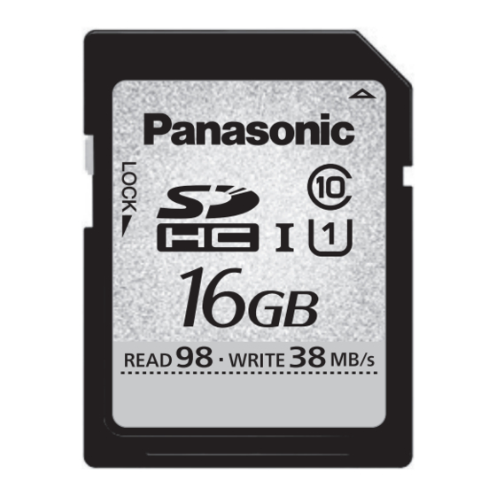 Panasonic RP-SDUT32GAK Manuales