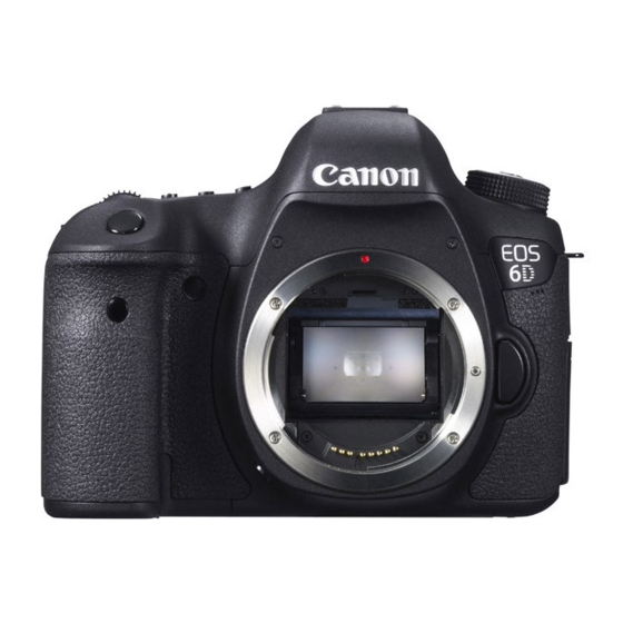 Canon EOS 6D Manual De Instrucciones De La Función