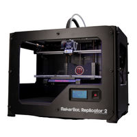 MakerBot Replicator 2 Manual De Usuario