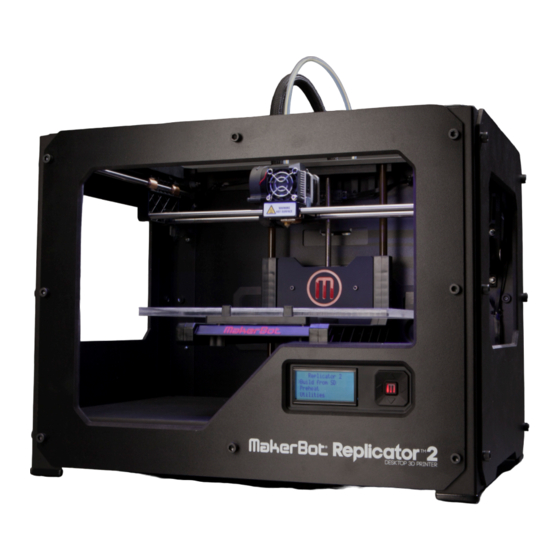 MakerBot Replicator 2 Manual De Usuario