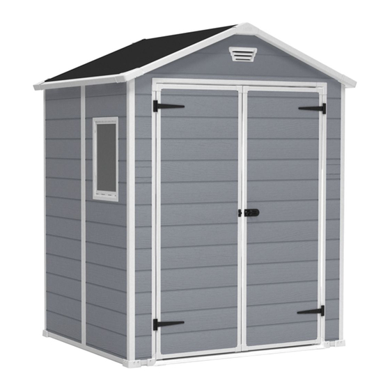 Keter MANOR 6x5DD Instrucciones De Montaje